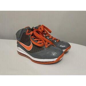 Nike Lebron 7 VII Eastbay TB Orange Blaze‎ Cool Grey White 393320-003 Size 10